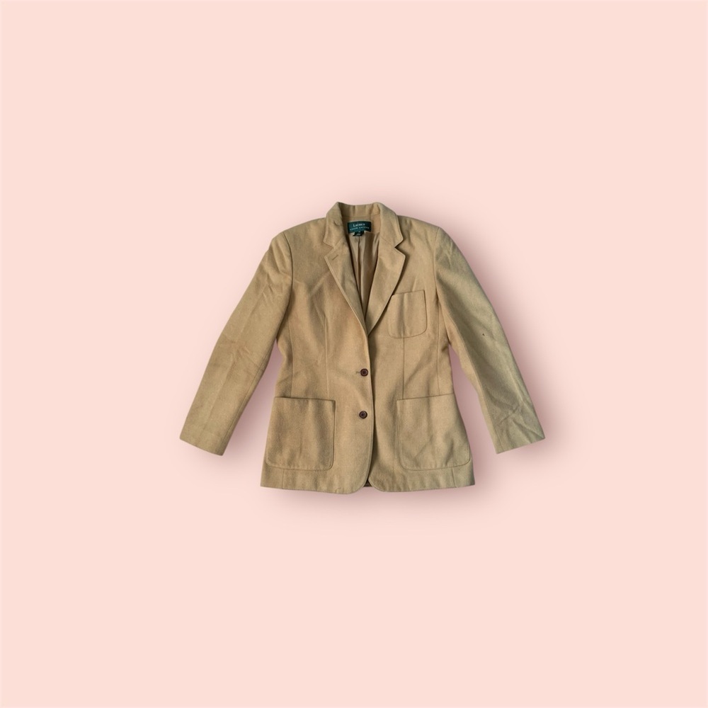 Lauren Ralph lauren camel hair blazer